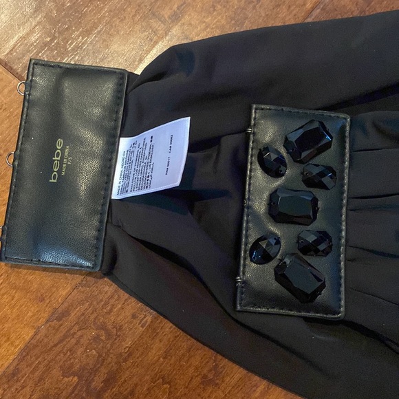 Bebe Extra Wide Bling Belt - Picture 7 of 12